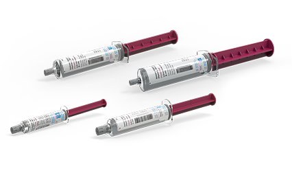 Prefilled syringes and available in 1g, 2g,, 4g, and 10g doses
